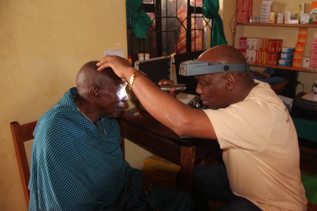 Vision for All program - eye testing in Tanzania