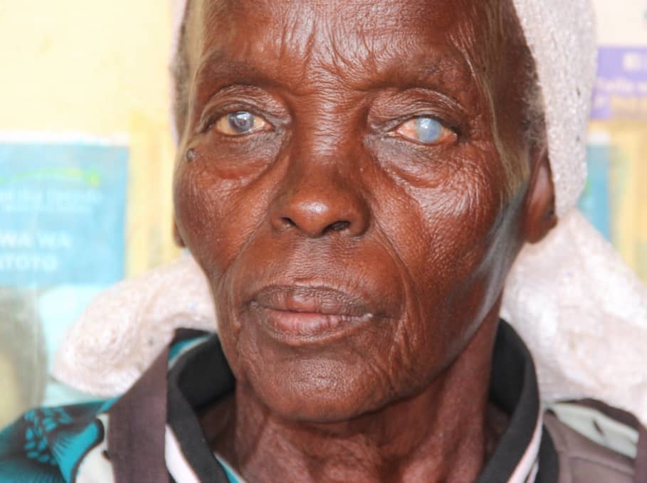 Girls receiving menstrual health education